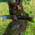Obsidian | Hunting Knife N690 | Stabilized Wood & G10