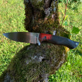 Ember | Hunting Knife N690 | Stabilized Wood & G10