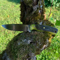Wasp | Hunting Knife N690 | Stabilized Wood & G10